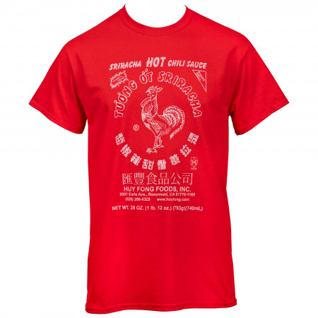Sriracha Hot Sauce Men's Red T-Shirt